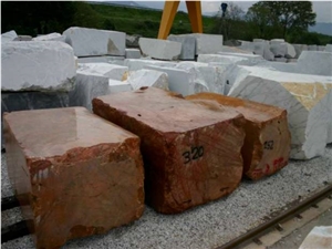 Red/Rosso Damasco Block