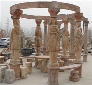 Marble Gazebo, Stone Gazebo, Garden Gazebo, Garden Pergola