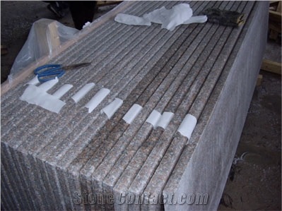 Red Granite Steps & Stairs, G696 Red Granite Stairs