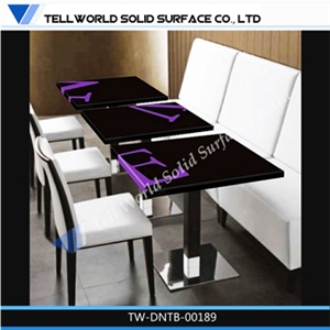 Solid Surface Top Dining Table/Coffee Table, Artificial Stone/Artificial Marble Coffee Tables