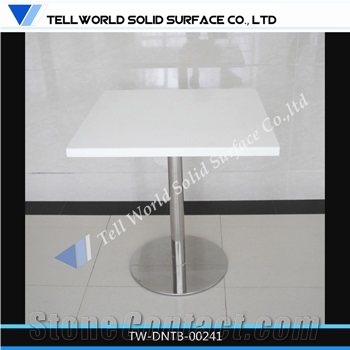 Solid Surface Top Dining Table/Coffee Table, Artificial Stone/Artificial Marble Coffee Tables