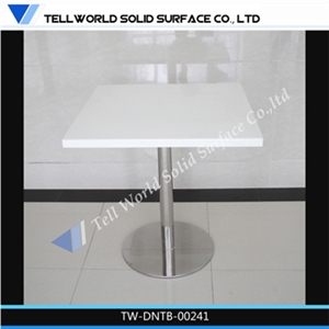 Solid Surface Top Dining Table/Coffee Table, Artificial Stone/Artificial Marble Coffee Tables