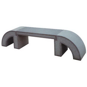 Wellest G654 Sesame Black Granite Bench,Exterior & Outside Garden Bench, Flamed Surface,Model No.Stc010