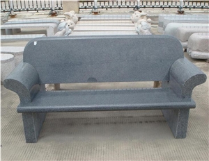 Wellest G654 Sesame Black Granite Chair,Exterior & Outside Garden Stone Chair,Stc 030