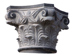 Wellest G654 Sesame Black Granite Column Top,Pillar Cap,Model Pc020