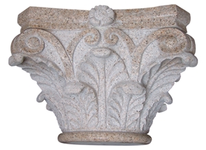Wellest G682 Sunset Gold,Sunset Yellow,Rusty Yellow Granite Column Top,Pillar Cap,Model Pc001