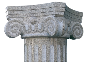 Wellest G682 Sunset Gold,Sunset Yellow,Rusty Yellow Granite Column Top,Stone Caps,Model Pc011