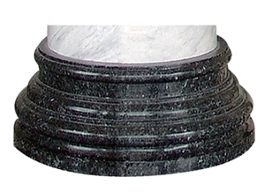 Wellest Galaxy Black Column Pedestal,Pillar Base,Column Base,Model Pf003