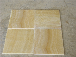 Wellest J116 Honey Onxy Translucent Onyx Tile, China Yellow Onyx