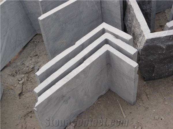 Wellest L828 Blue Stone Musroom Stone Wall Tile Corner