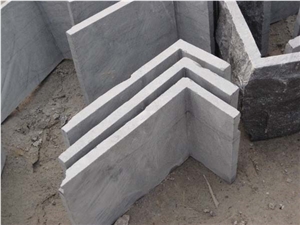 Wellest L828 Blue Stone Musroom Stone Wall Tile Corner