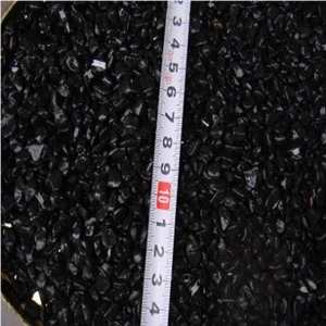 Wellest Super Small Black Color Natural Pebble Stone,River Stone,Gravels,Item No.Sps212