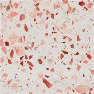 Wellest We001 Red Diamond Quartz Tile and Slab