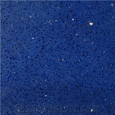 Wellest Wis009 Blue Galaxy Quartz Tile and Slab