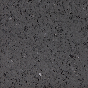 Wellest Wis019 Dark Grey Galaxy Quartz Tile and Slab Wellest Wis019 Dark Grey Galaxy Quartz Tile and Slab