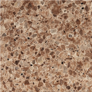 Wellest Wm044 Camel Brown Quartz Tile and Slab
