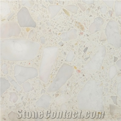 Wellest Wmd008 White Princess Engineered Marble Tile and Slab