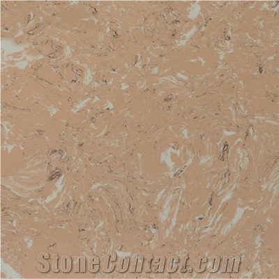 Wellest Wqff03 Tea Rose Engineered Marble Tile and Slab