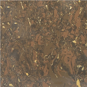 Wellest Wqff14 Roman Golden Coffee Engineered Marble Tile and Slab Wellest Wqff14 Roman Golden Coffee Engineered Marble Tile and Slab