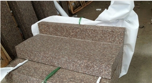 G687 Granite Polished Pink Granite Stairs & Steps