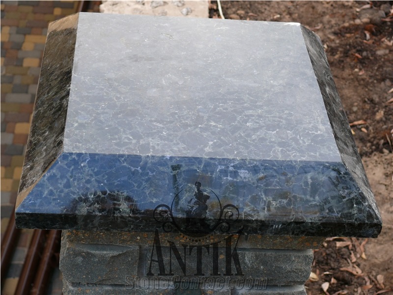 Emerald Pearl Building Pier Caps & Quoins , Labradorite Building Pier Caps & Quoins, Volga Blue Building Pier Caps & Quoins