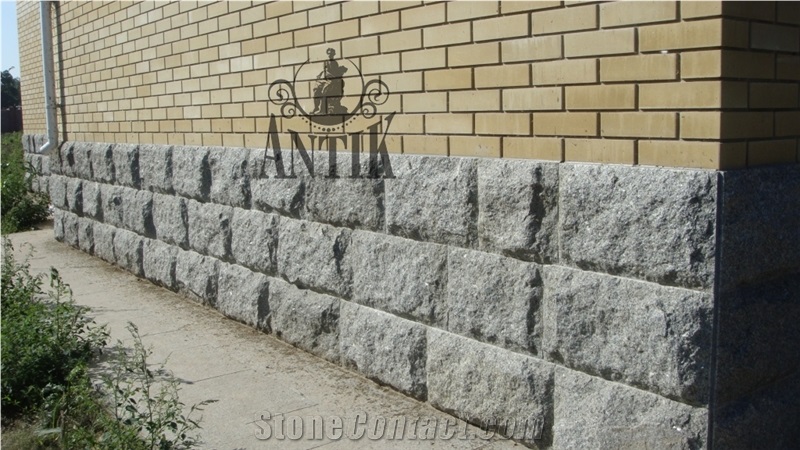 Facing Stone Antik Nero Facing Tiles Grey Granite Tiles Walling Stone