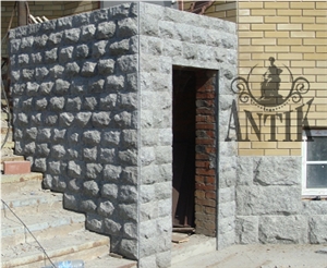 Facing Stone Antik Nero Facing Tiles Grey Granite Tiles Walling Stone