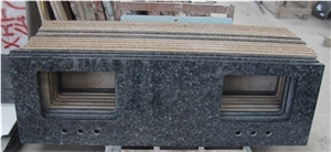 Blue Pearl Granite Vanity Top,Bath Top,Natural Stone