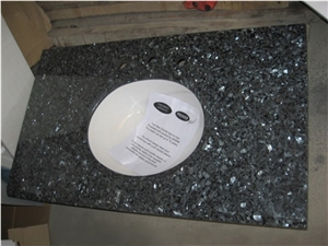 Blue Pearl Granite Vanity Top,Bath Top,Natural Stone