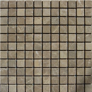 China Emperador Light Marble Mosaic