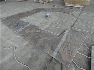 China Juparana Granite Countertops,Juparana Cina Granite Countertops,Multicolour Grain Granite Countertops