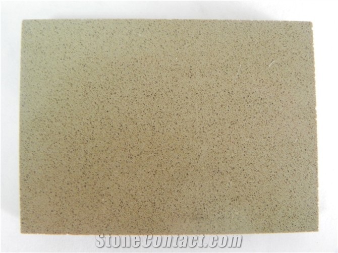 Engineered Quartz Stone,Cream Coffee Quartz,Brown Slabs & Tiles