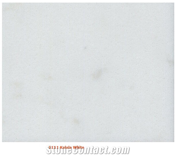 Engineered Quartz Stone Kalala White Quartz Slabs & Tiles, China White Quartz