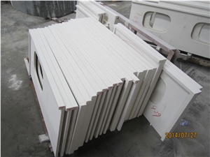 Engineered Quartz Stone Slabs -Pure White Quartz, White Quartzite Kitchen Countertops