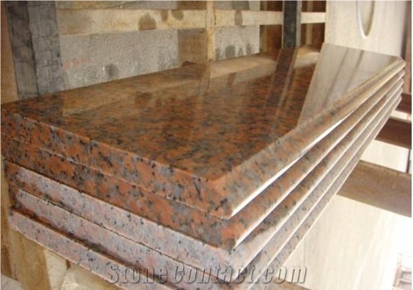 G562 Granite Stairs and Maple Red Granite Steps,Red Granite Stairs and Steps