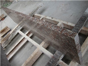 G687 Granite,Polished，Peach Red,G3567,Gutian Peach Flower Red,Gutian Peach Red Kitchen Countertops