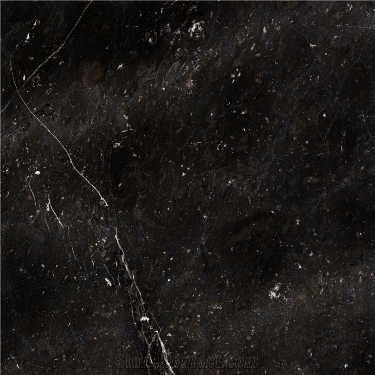 Black Marble M6 Slabs & Tiles, Black Esfahan Iran Marble