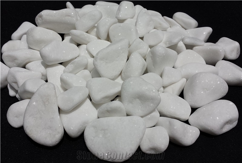 White Marble Pebbles