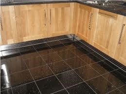 Black Galaxy Granite Slabs Giga, India Black Granite