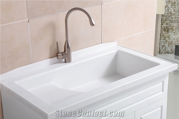 Giga Artificial Marble Counter,Vanity Tops, White Quartz Vanity Tops