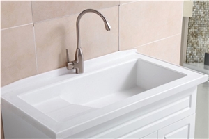 Giga Artificial Marble Counter,Vanity Tops, White Quartz Vanity Tops