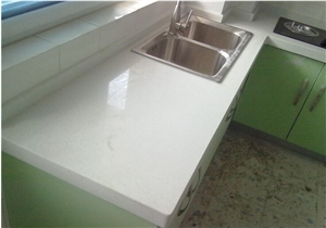 Giga Artificial Marble Counter,Vanity Tops, White Quartz Vanity Tops