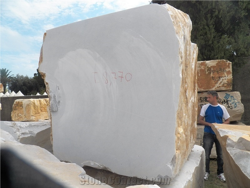 Carrara Marble Block for Tiles, Italy White Marble