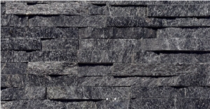 Black Quartzite Panel Stone Wall Ledges,Cultured Stone