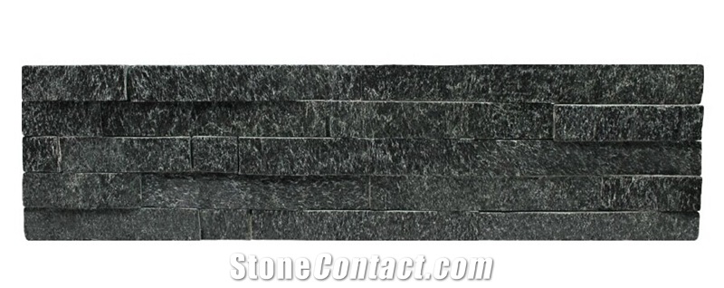Black Quartzite Panel Stone Wall Ledges,Cultured Stone