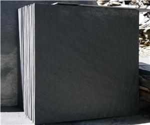 Black Slate Slabs, China Black Slate