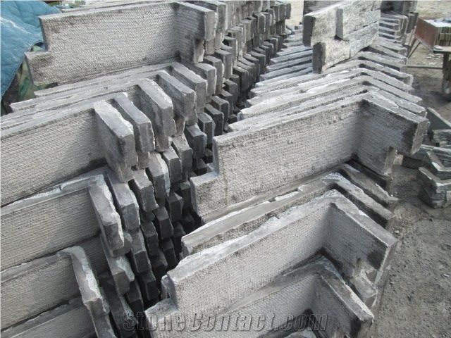 Grey Slate Corner Stone,Wall Corner Stone