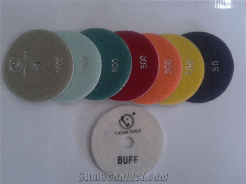 4inch Diamond Pads,Water Polishing Pad,Wet Pad
