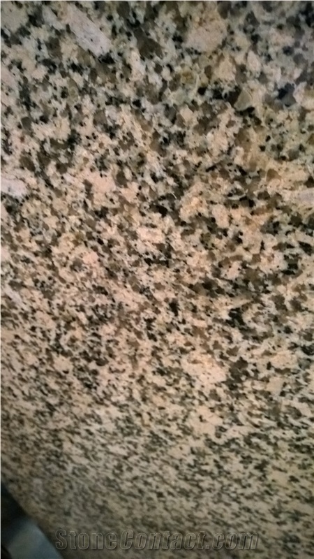 Crystal Yellow Slabs & Tiles, India Yellow Granite