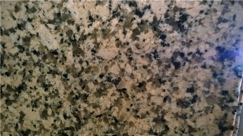 Crystal Yellow Slabs & Tiles, India Yellow Granite